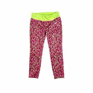 Nike Dri-fit Mosiac Cropped Athletic Leggings Pants 6 Girl's